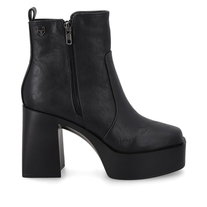 Botín Tacón Negro Mujer 45772