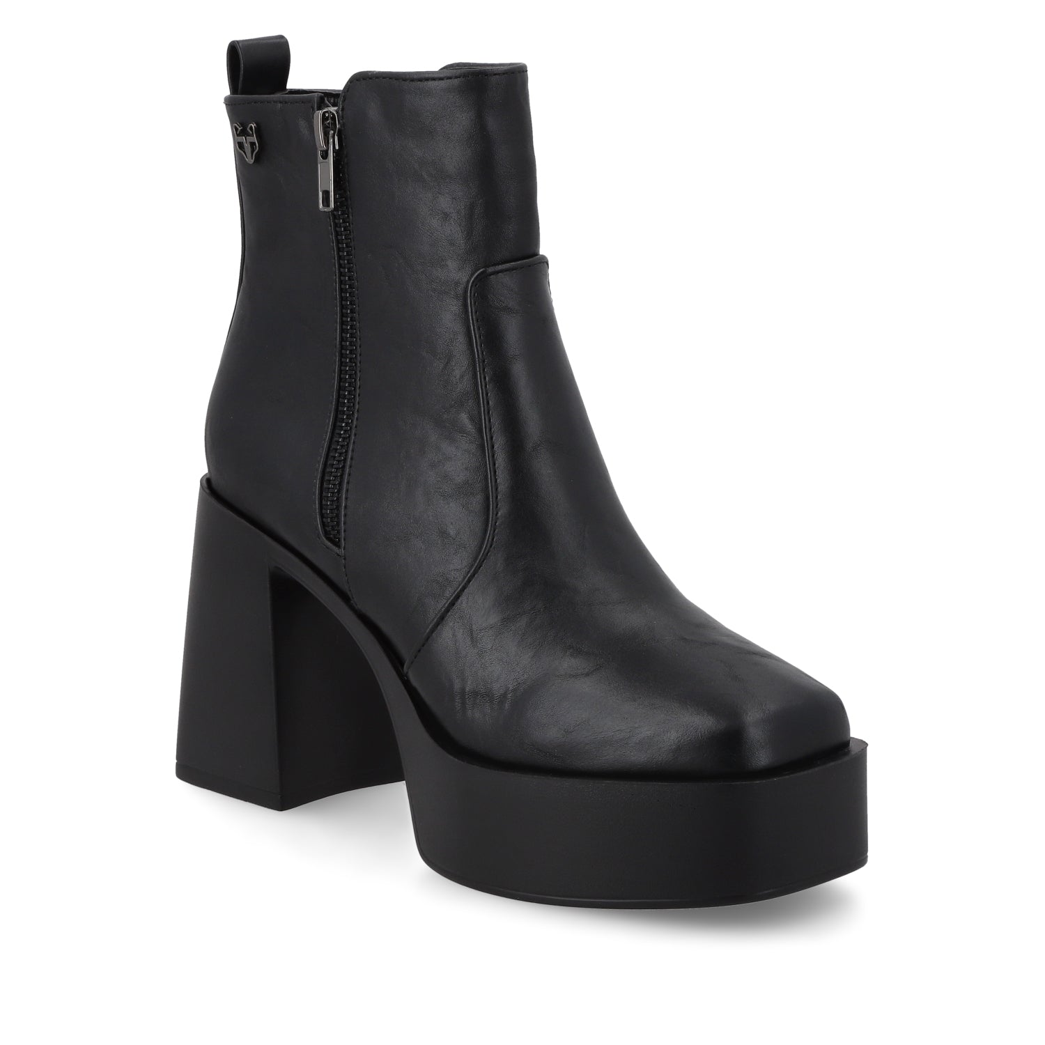 Botín Tacón Negro Mujer 45772