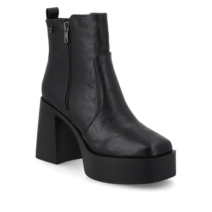 Botín Tacón Negro Mujer 45772