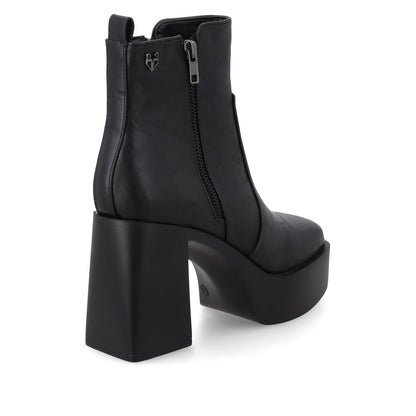 Botín Tacón Negro Mujer 45772