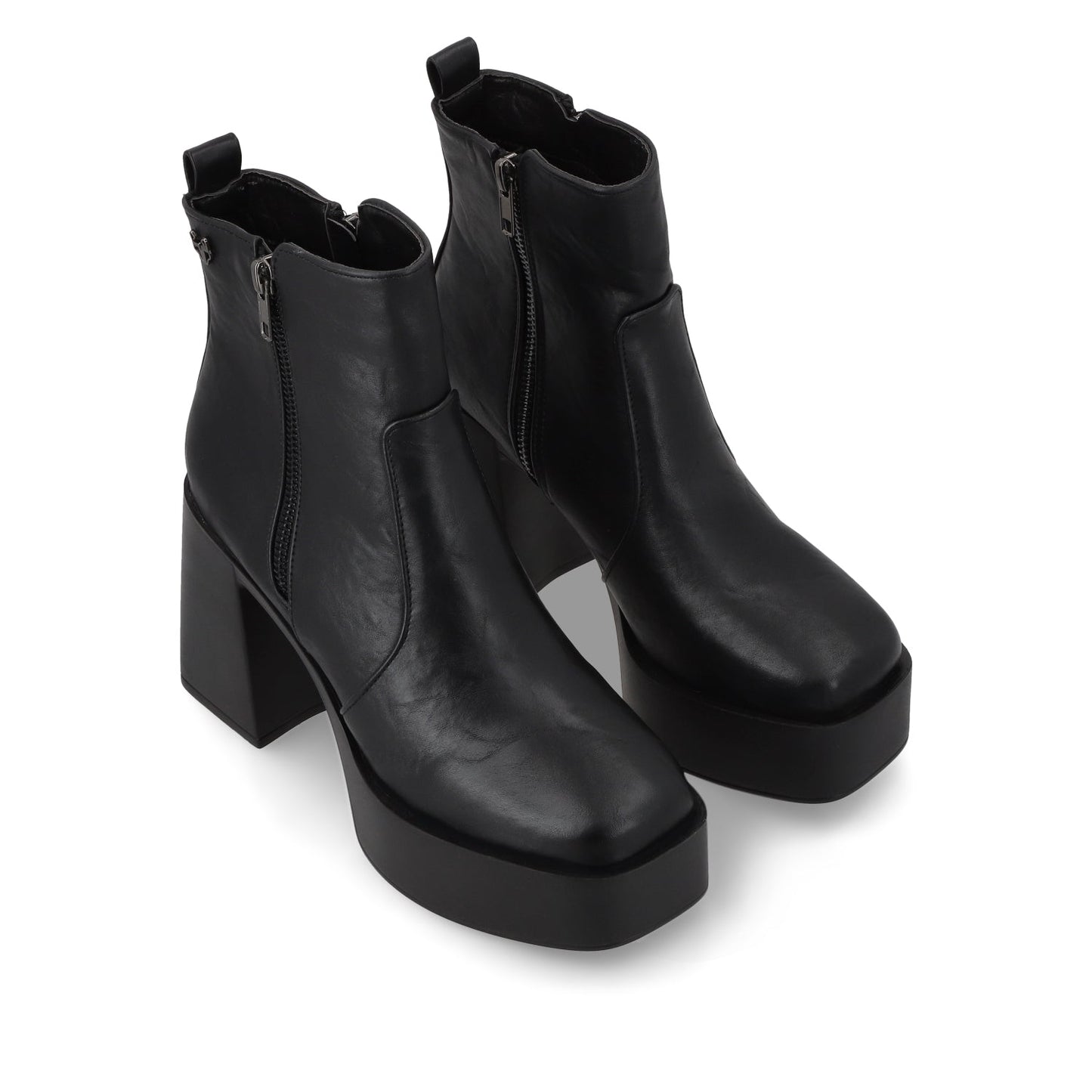 Botín Tacón Negro Mujer 45772