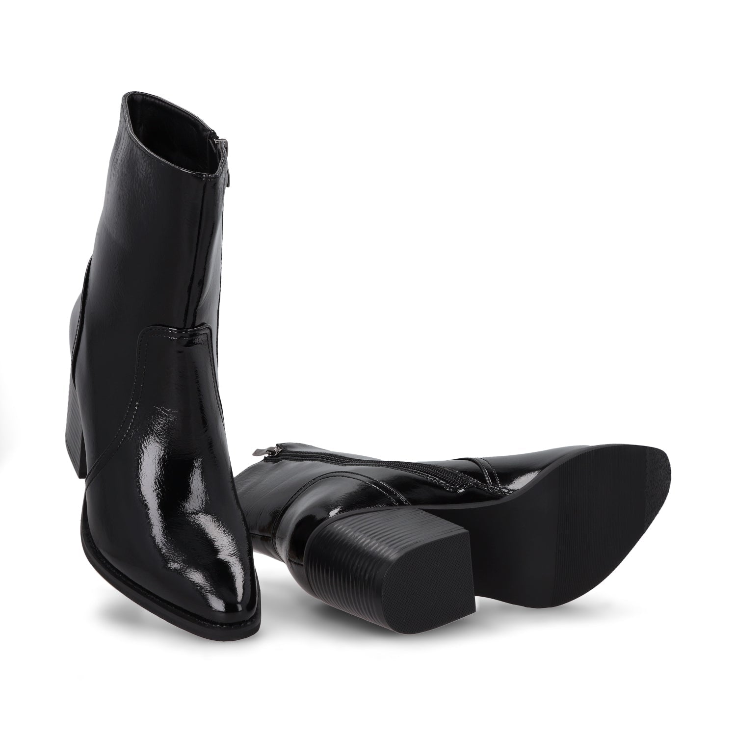Botin Tacón Negro Mujer 53783 - Gotta Mexico