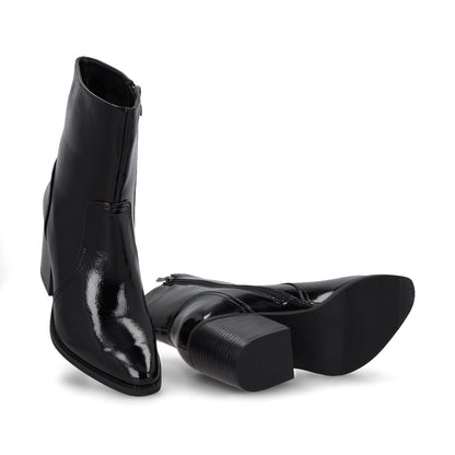 Botin Tacón Negro Mujer 53783 - Gotta Mexico