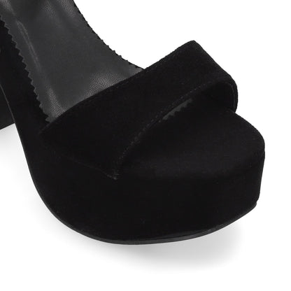 Zapatilla Negra Mujer 45910