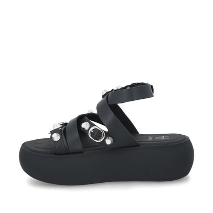 Sandalia Negra Mujer 43032