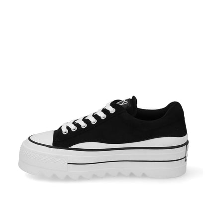 Tenis Plataforma Negro Mujer 33740