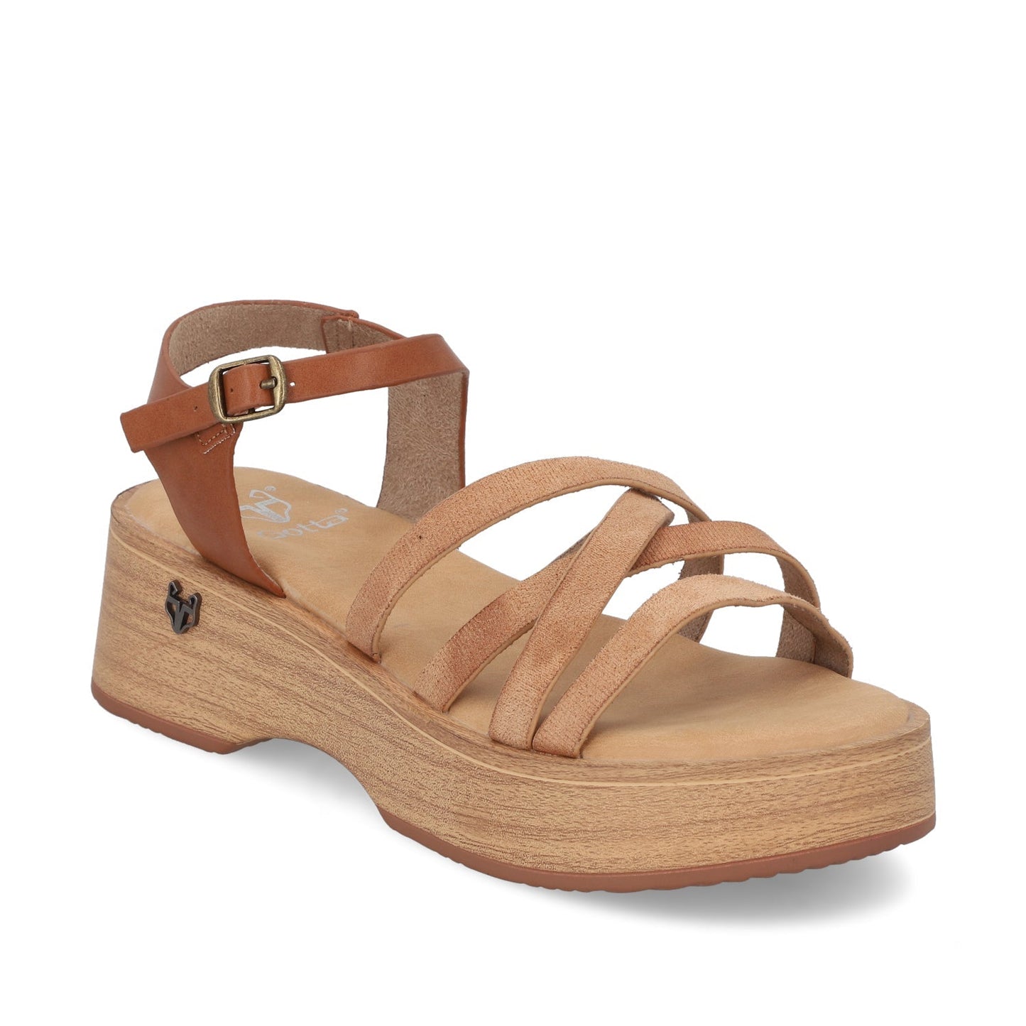 Sandalia Beige Mujer 45892