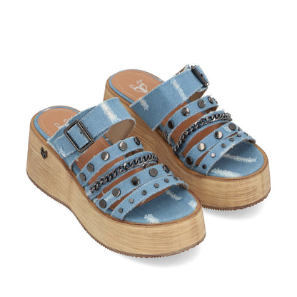 Sandalia Denim Mujer 45841