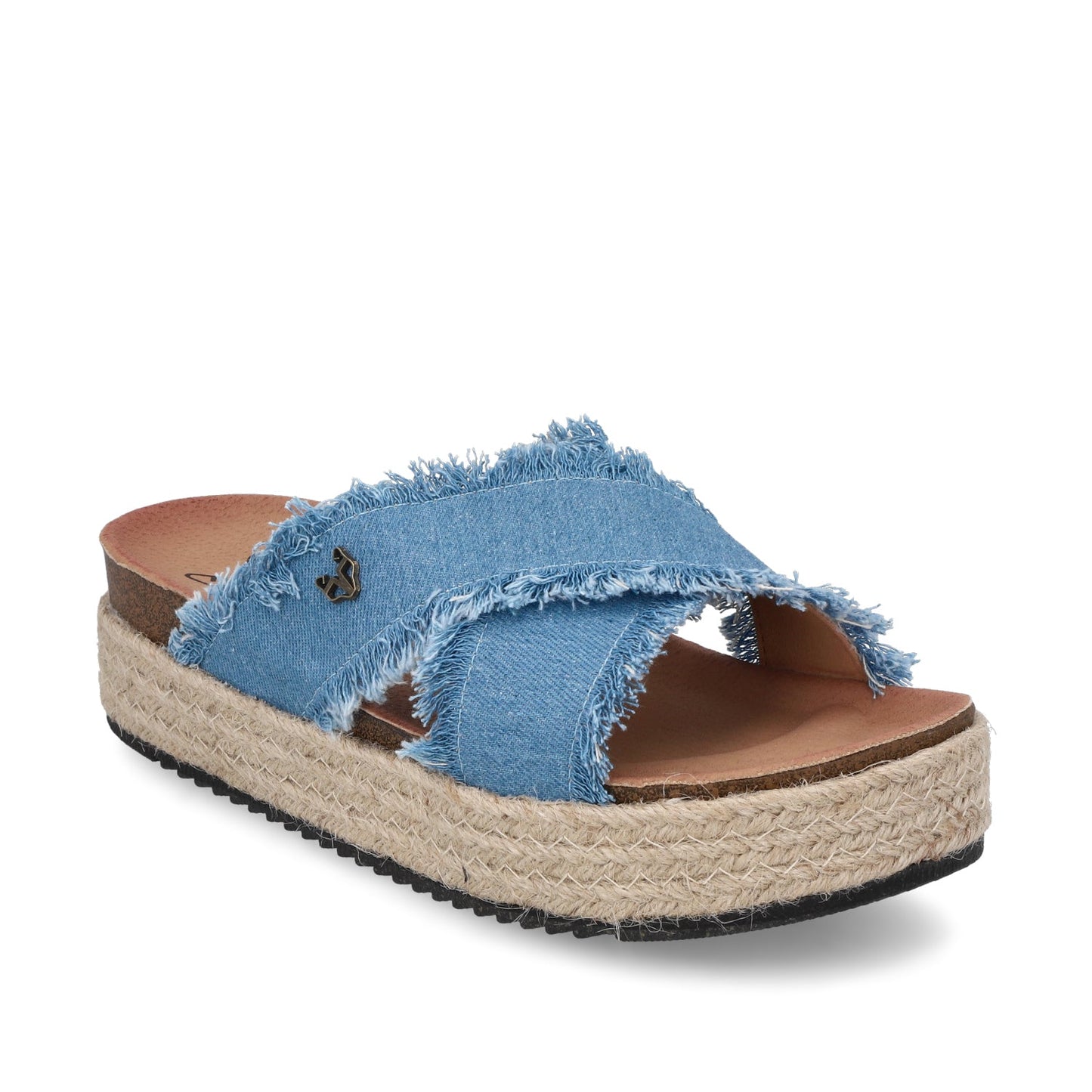 Sandalia Plaforma Denim Mujer 23195