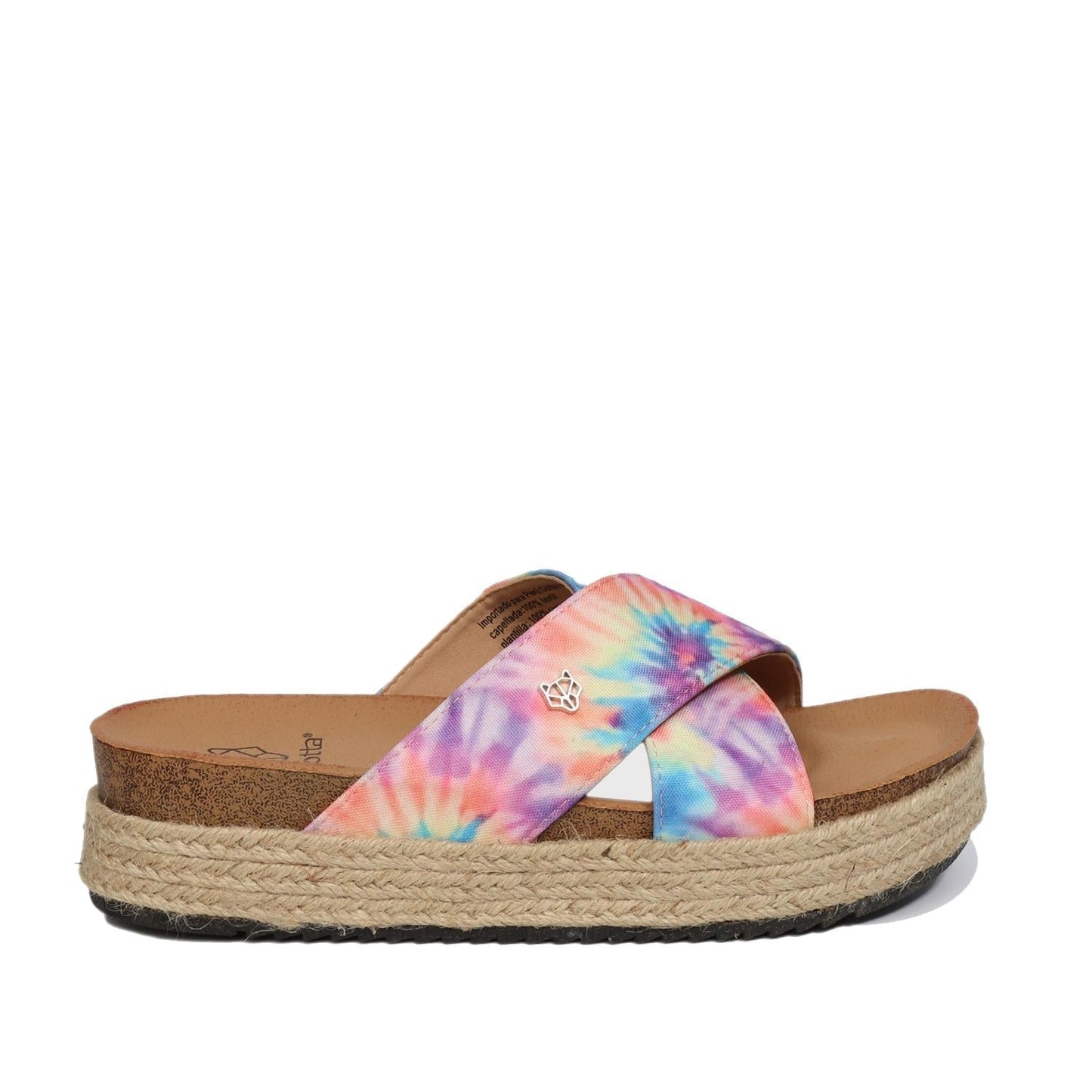 Sandalia Plataforma Multicolor Mujer 23192