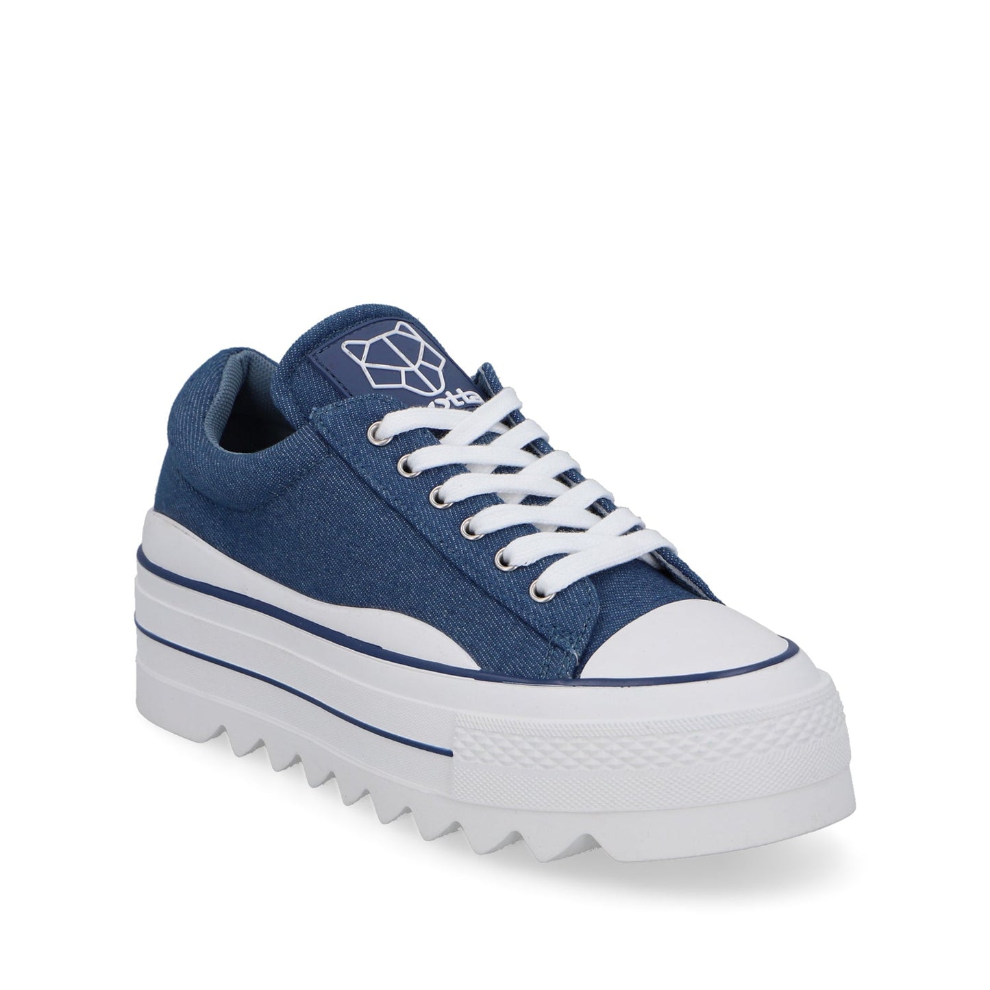 Tenis Plataforma Denim Mujer 33740