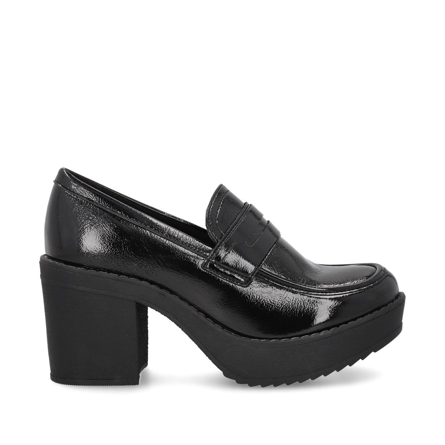 Zapato Negro Charol Mujer 13503