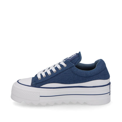 Tenis Plataforma Denim Mujer 33740