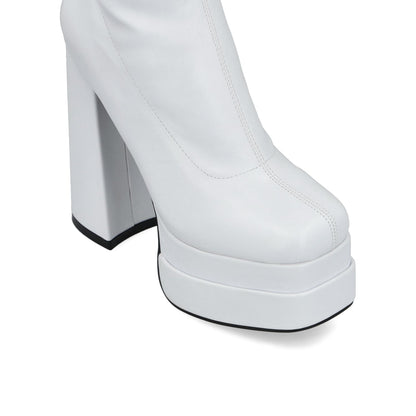 Bota Blanca Mujer 35912