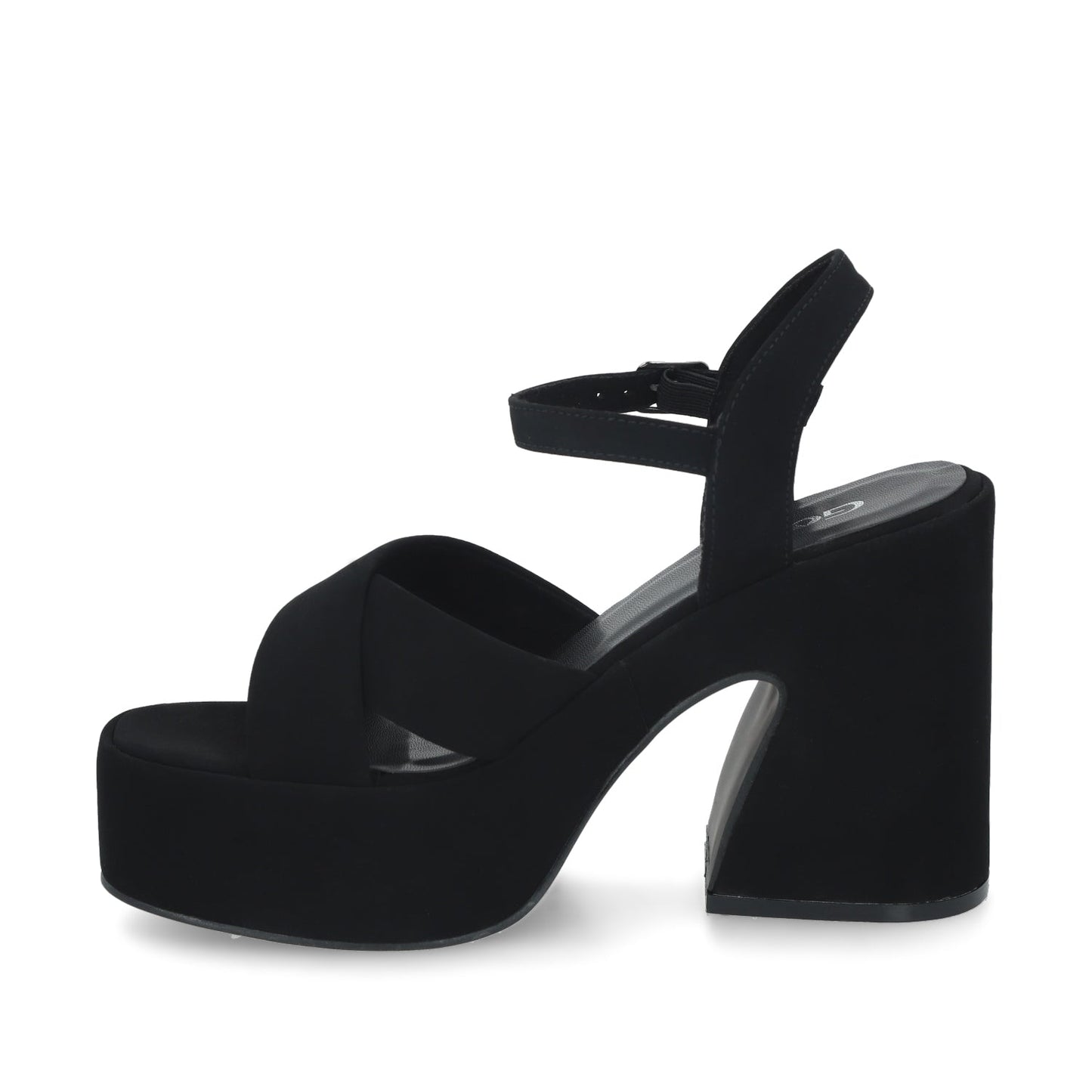 Sandalia Negra Mujer 45701