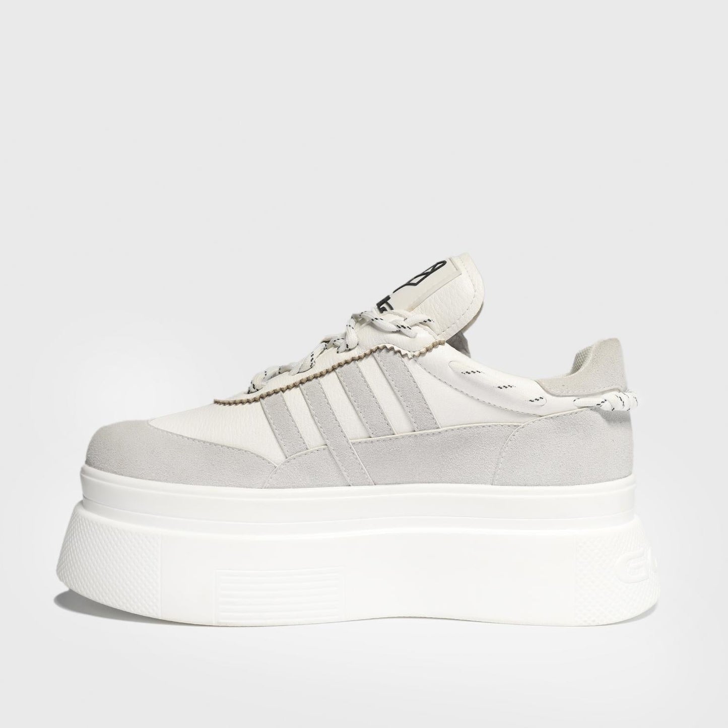 Tenis Plataforma Blanco Mujer 13412