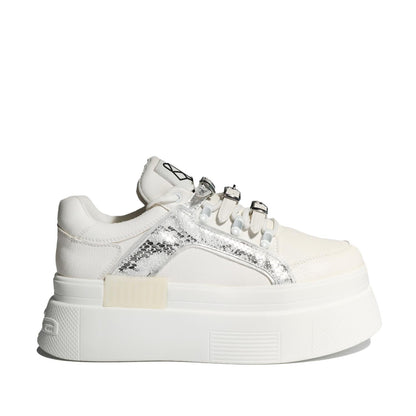 Tenis Plataforma Blanco Mujer 13410