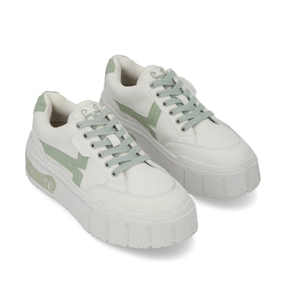 Tenis Verde Mujer 43051