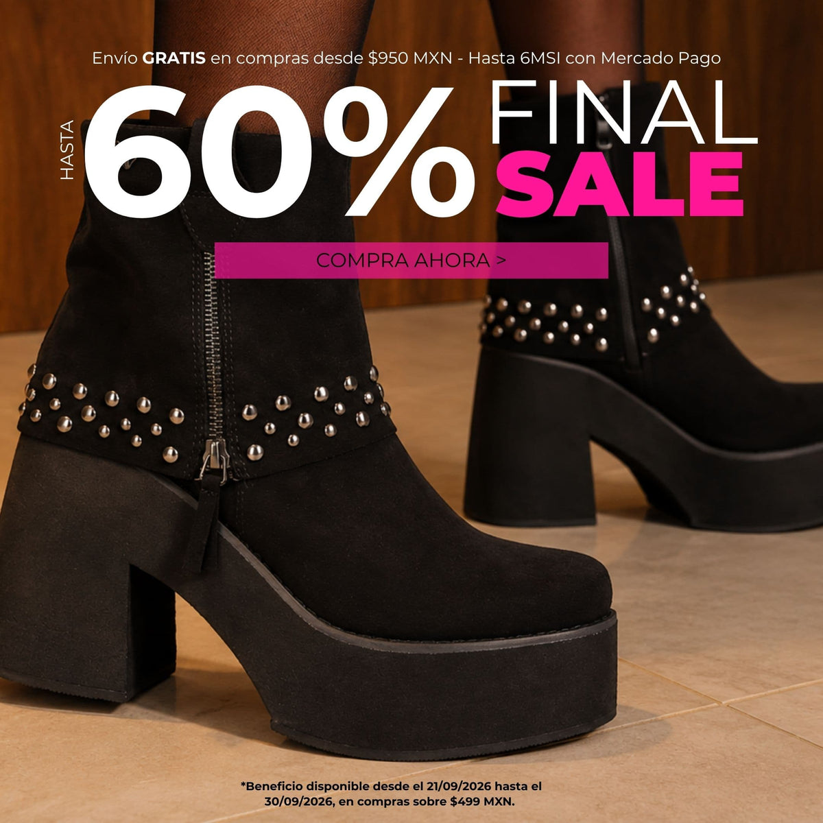 Final Sale Gotta México hasta 60% OFF, 6MSI con Mercado Pago y envío gratis en compras desde $950 MXN.