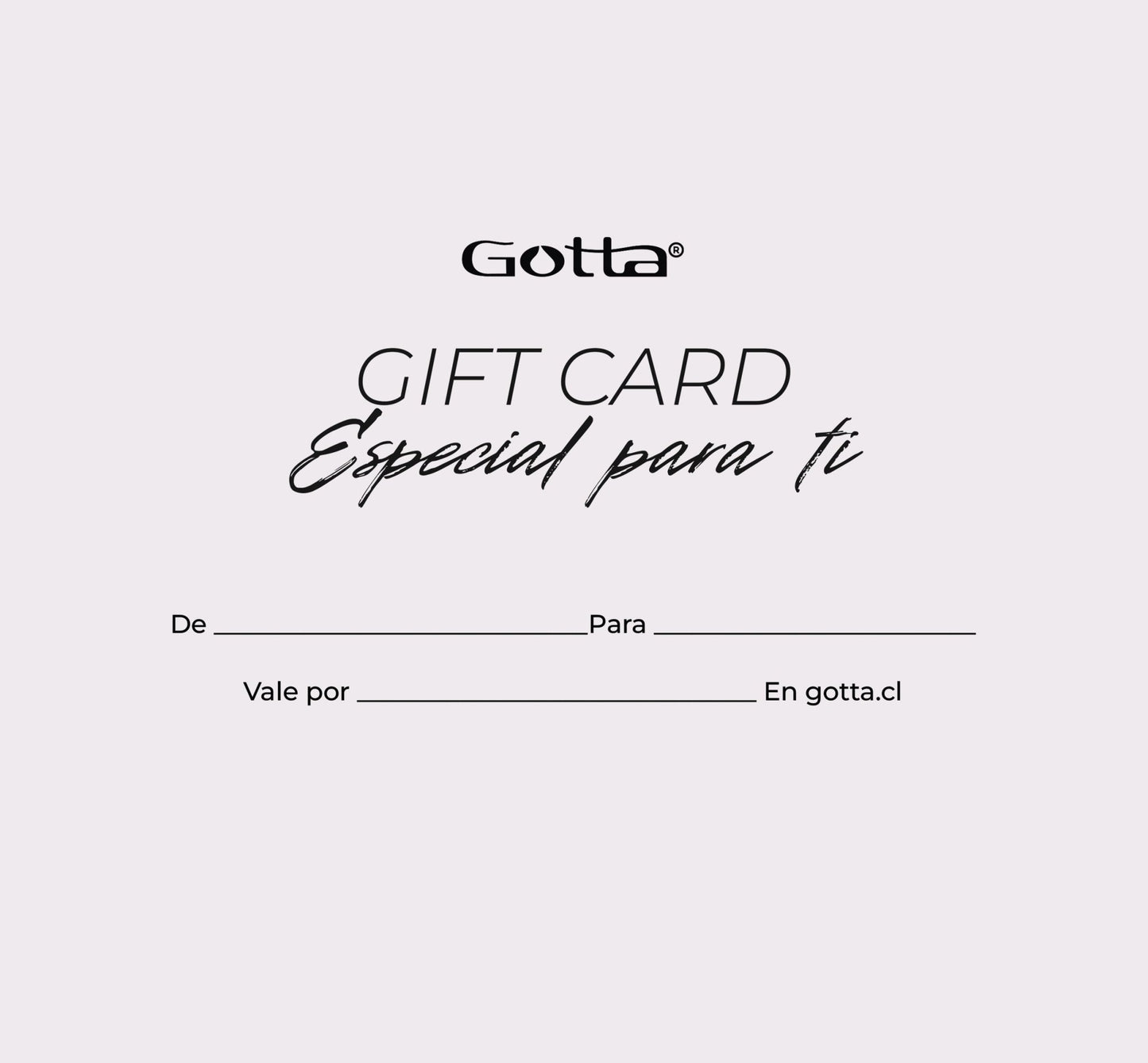 Gift Card Gotta - Gotta Mexico