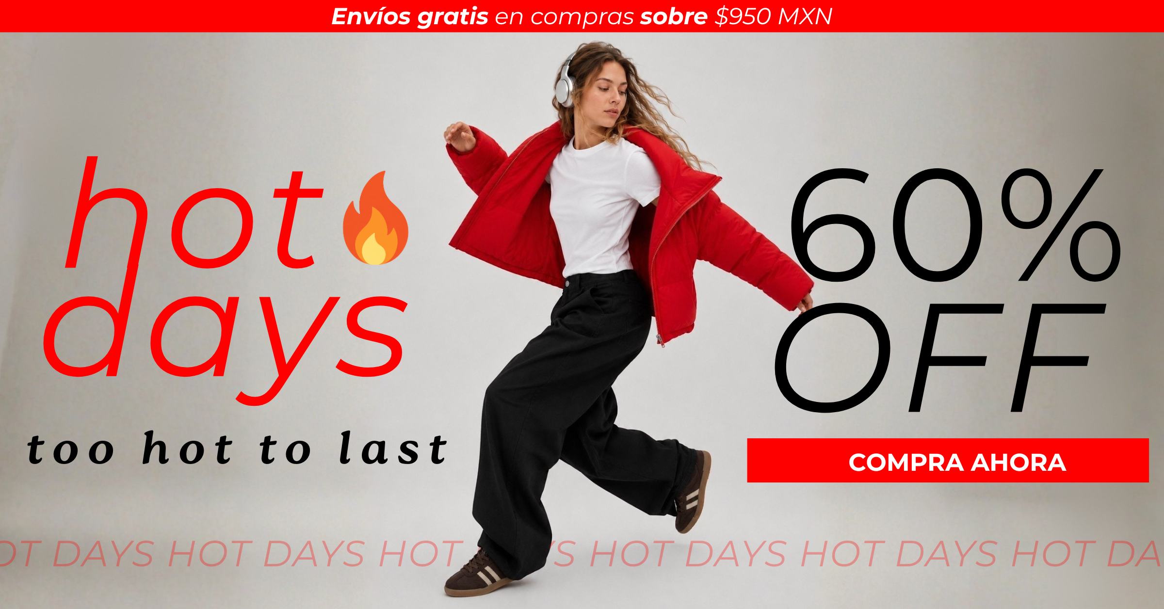 Hot Days GottaMéxico con 50% OFF en tenis, zapatillas, botas y botines.