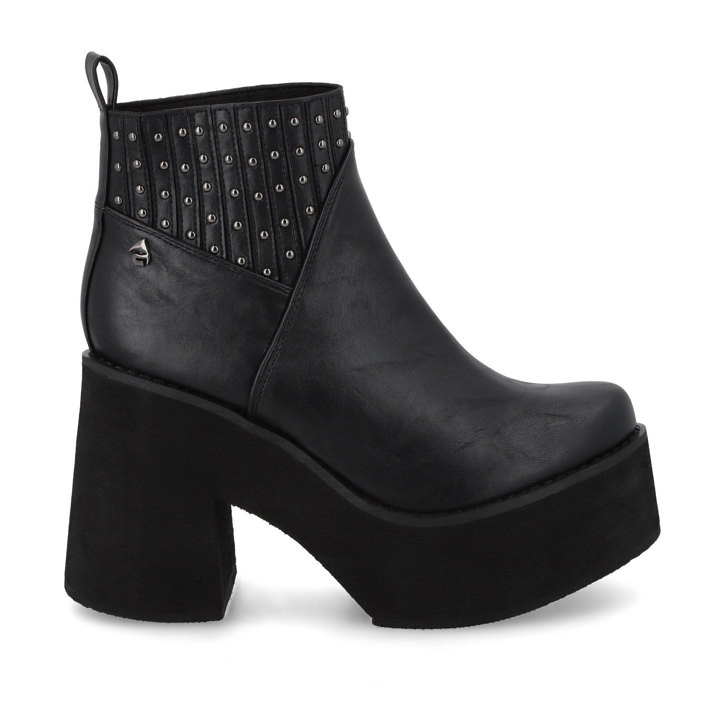 Botín Tacón Negro Mujer 15044