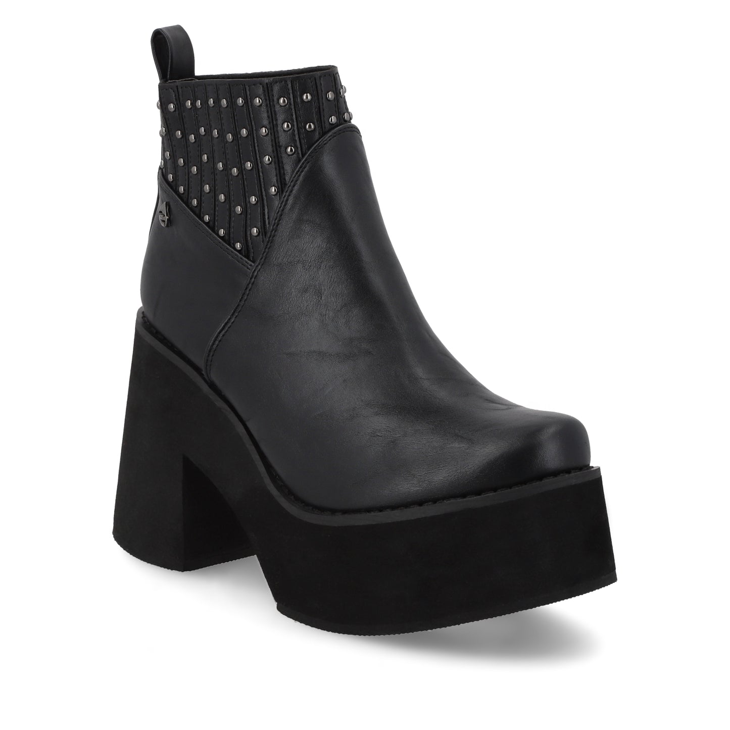 Botín Tacón Negro Mujer 15044
