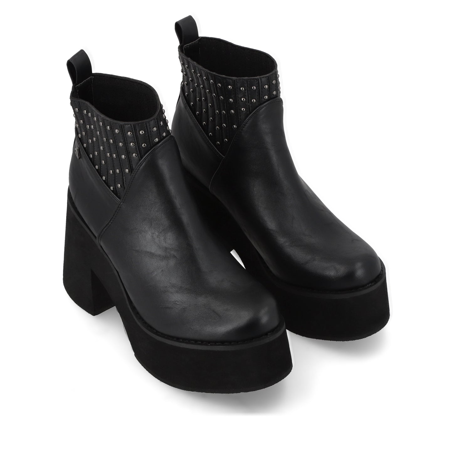 Botín Tacón Negro Mujer 15044