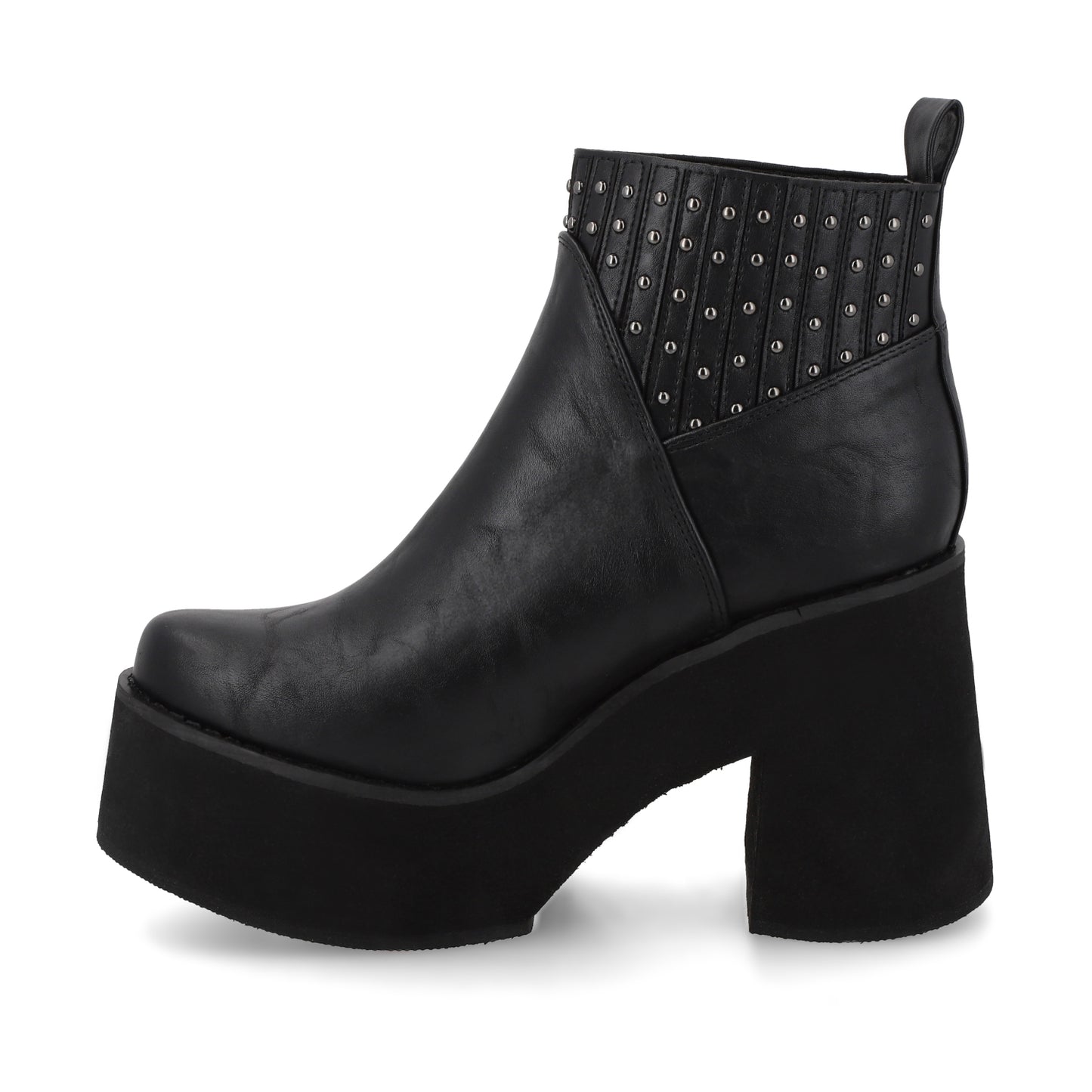 Botín Tacón Negro Mujer 15044