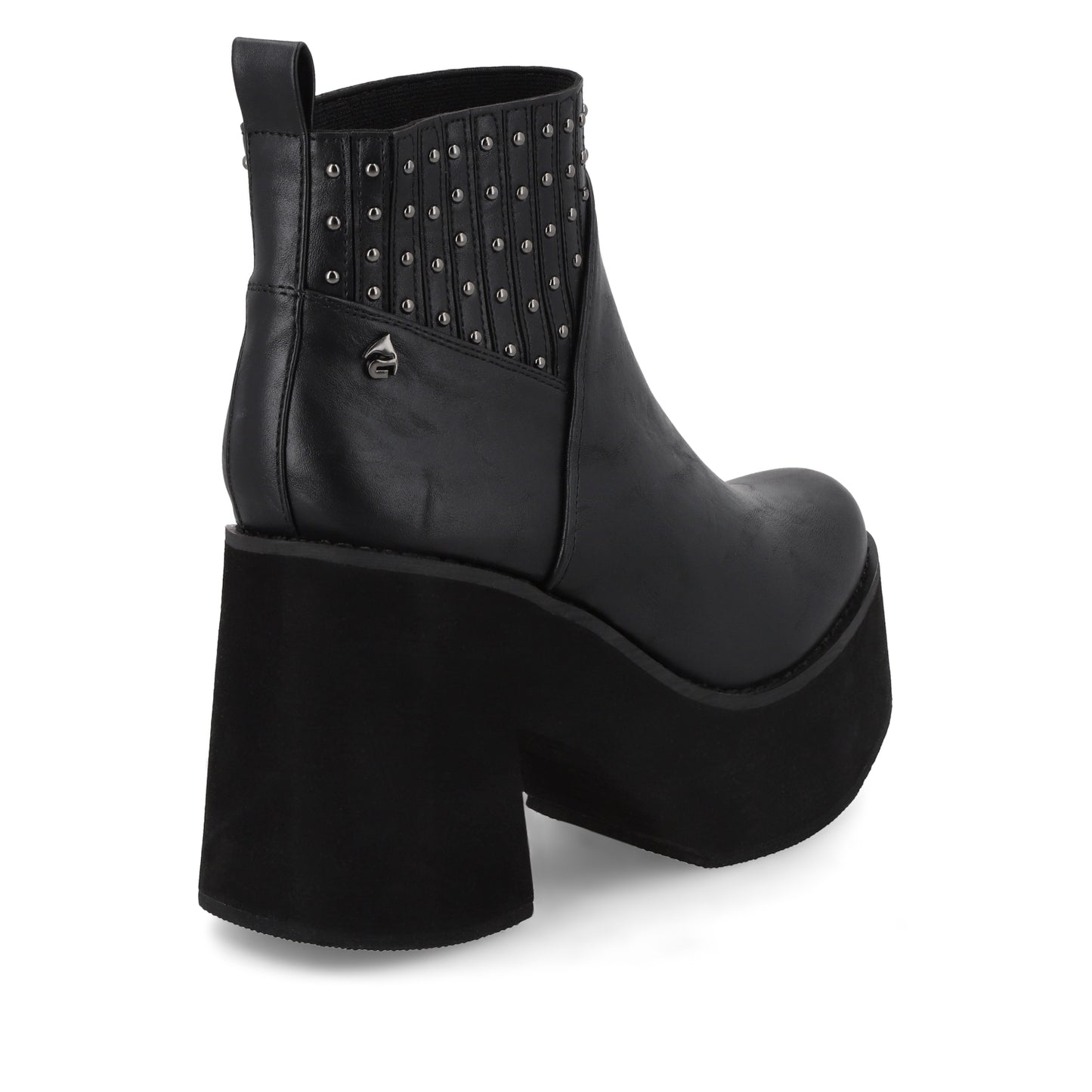 Botín Tacón Negro Mujer 15044