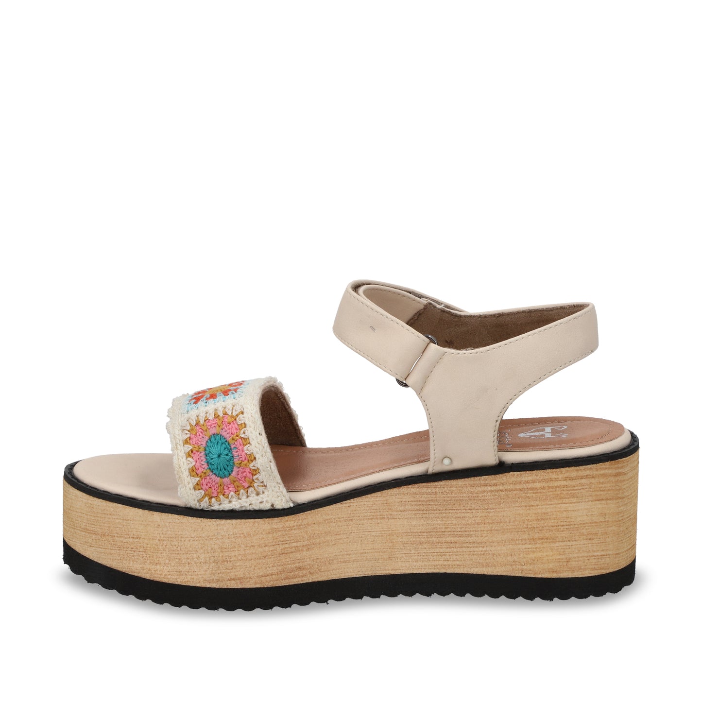 Sandalia Plataforma Multicolor Mujer 15616