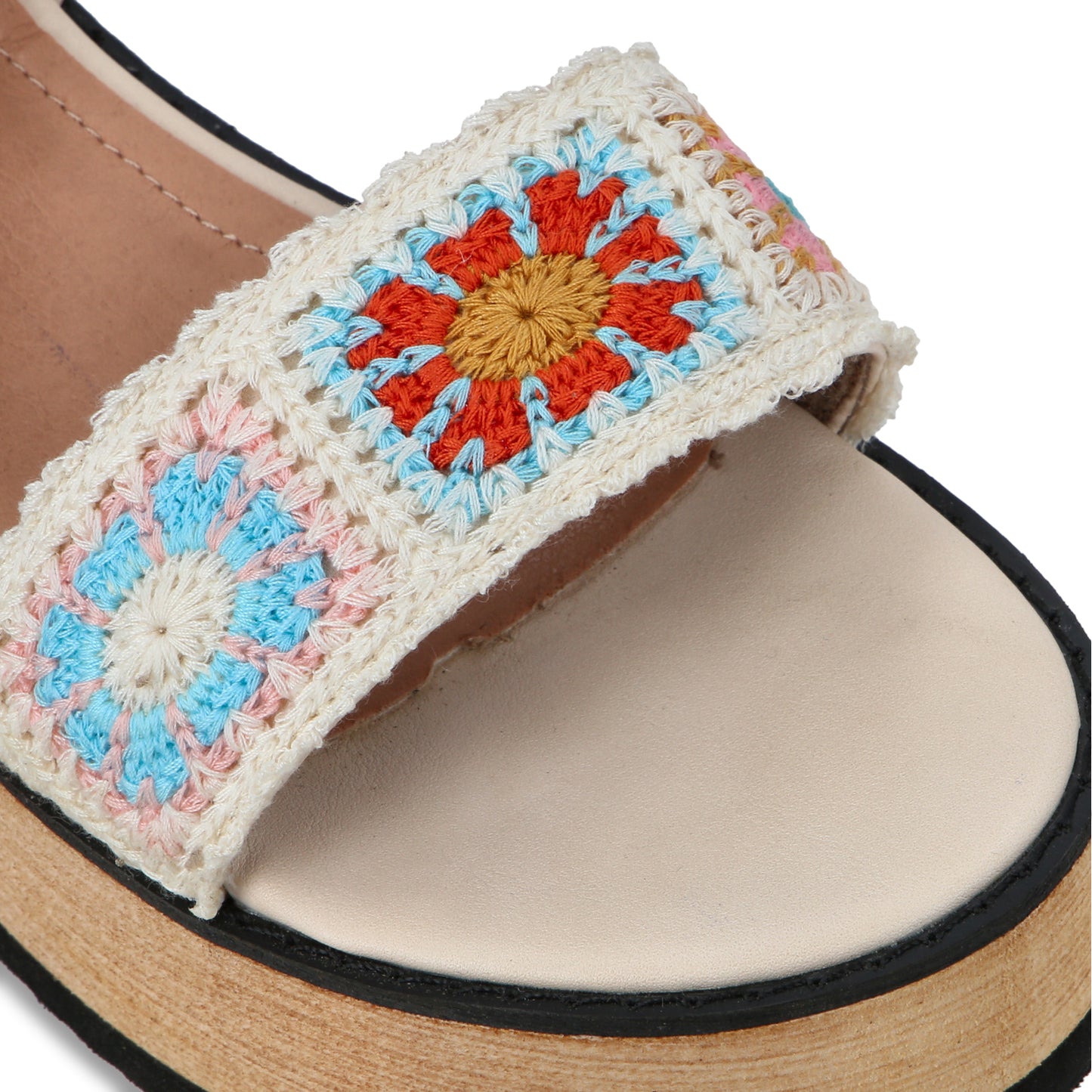 Sandalia Plataforma Multicolor Mujer 15616