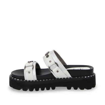 Sandalia Plano Blanco Mujer 1573B