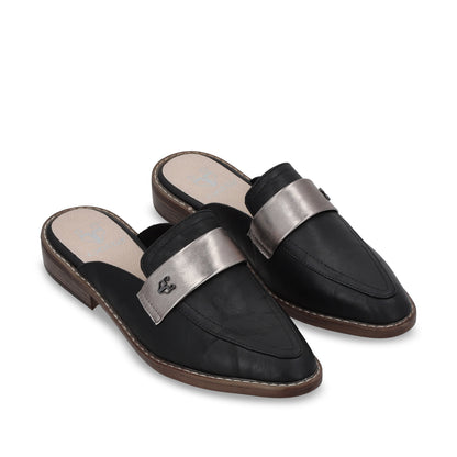 Zapato Plano Negro Mujer 17569