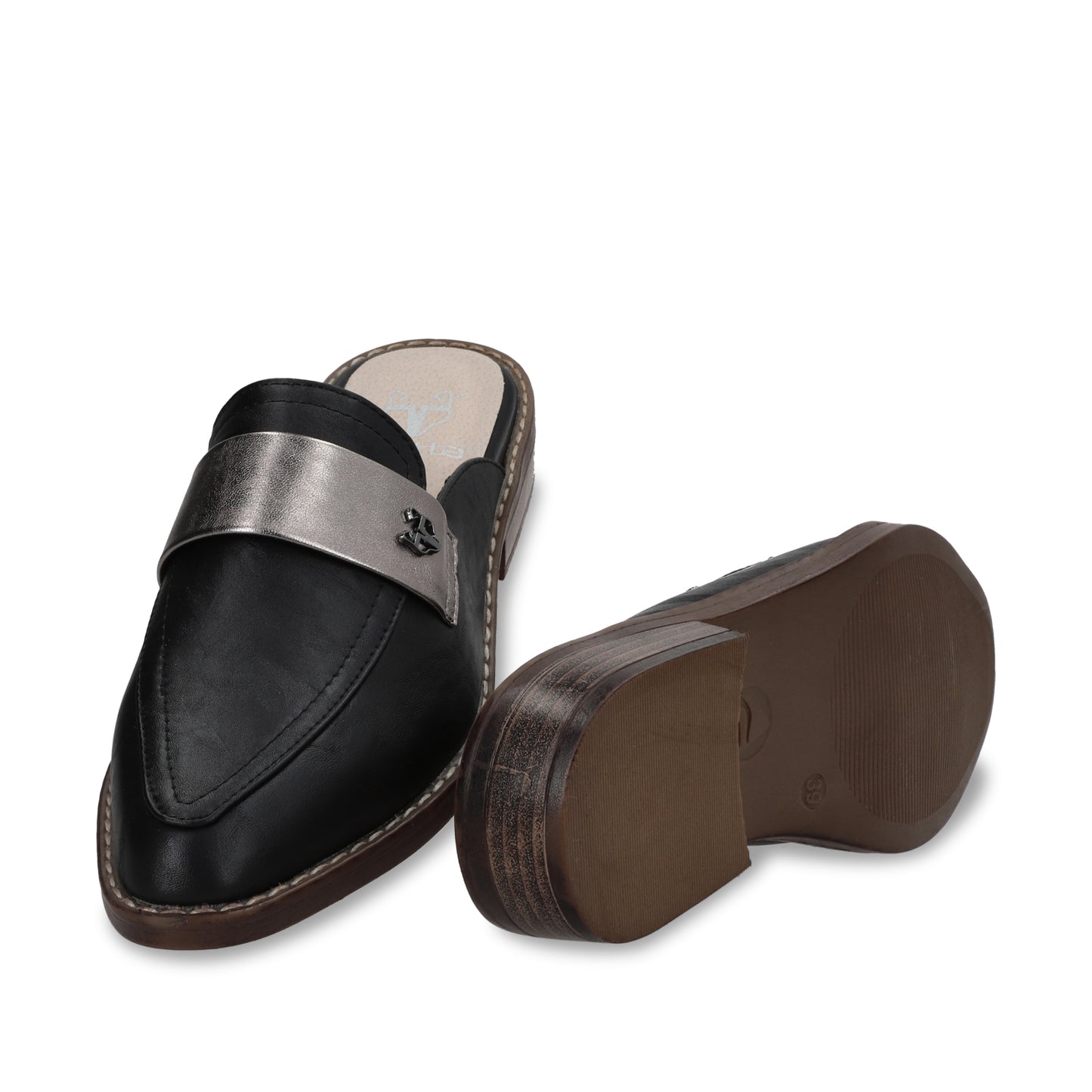 Zapato Plano Negro Mujer 17569