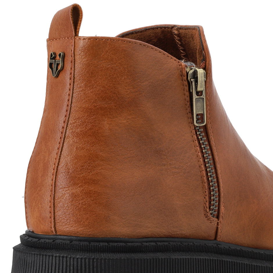 Botín Tacón Camel Mujer 23505