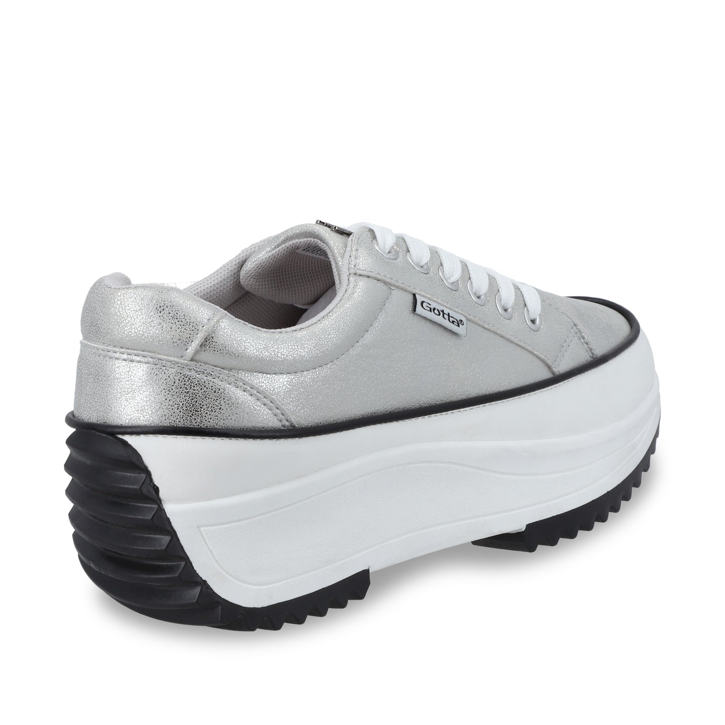 Tenis Plateados Mujer 25970