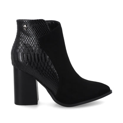Botín Tacón Negro Mujer 35552
