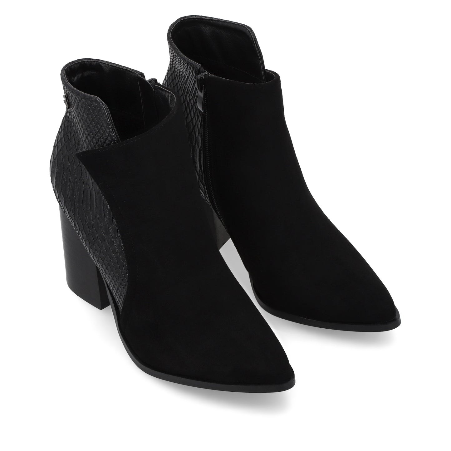 Botín Tacón Negro Mujer 35552