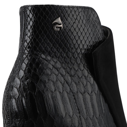 Botín Tacón Negro Mujer 35552