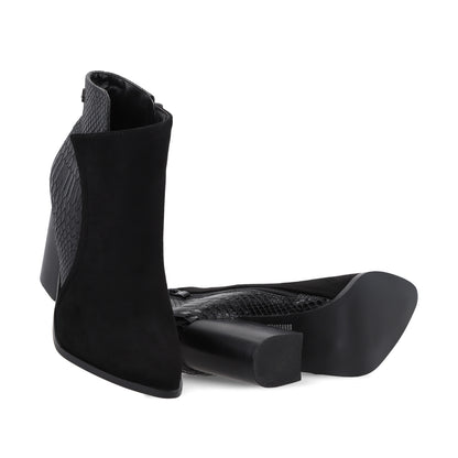 Botín Tacón Negro Mujer 35552