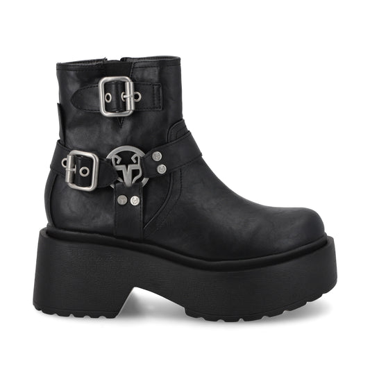 Botín Negro Mujer 35804