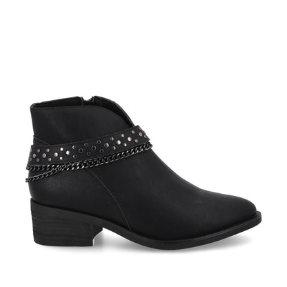 Botín Negro Mujer 43106
