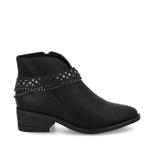 Botín Negro Mujer 43106