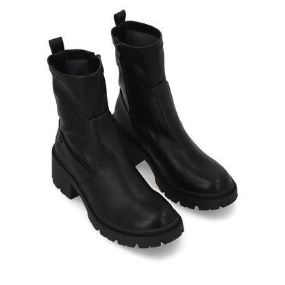 Botín Tacón Negro Mujer 45741