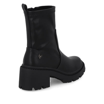 Botín Tacón Negro Mujer 45741