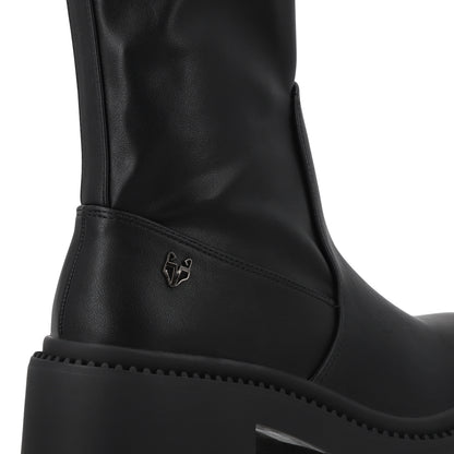 Botín Tacón Negro Mujer 45741