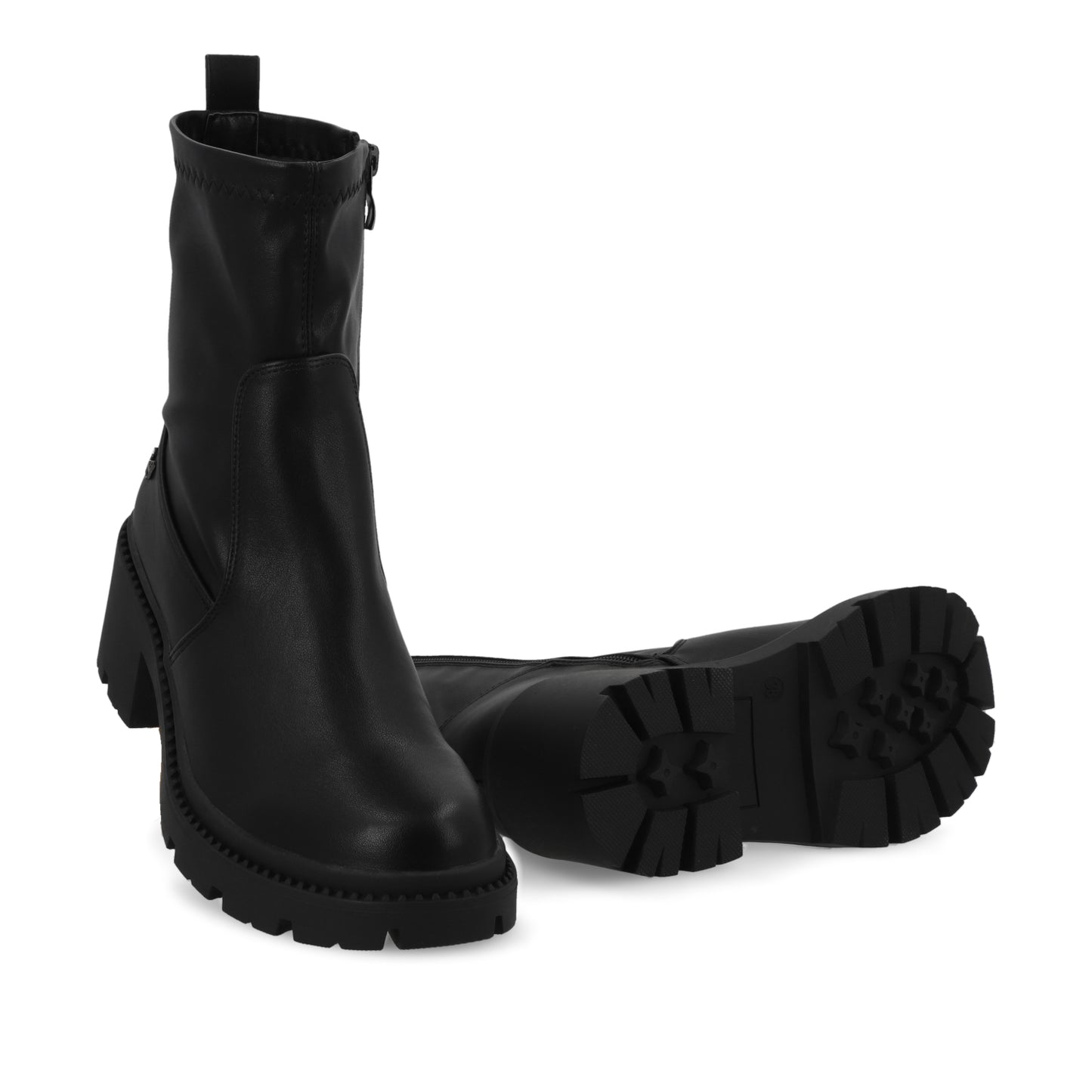 Botín Tacón Negro Mujer 45741