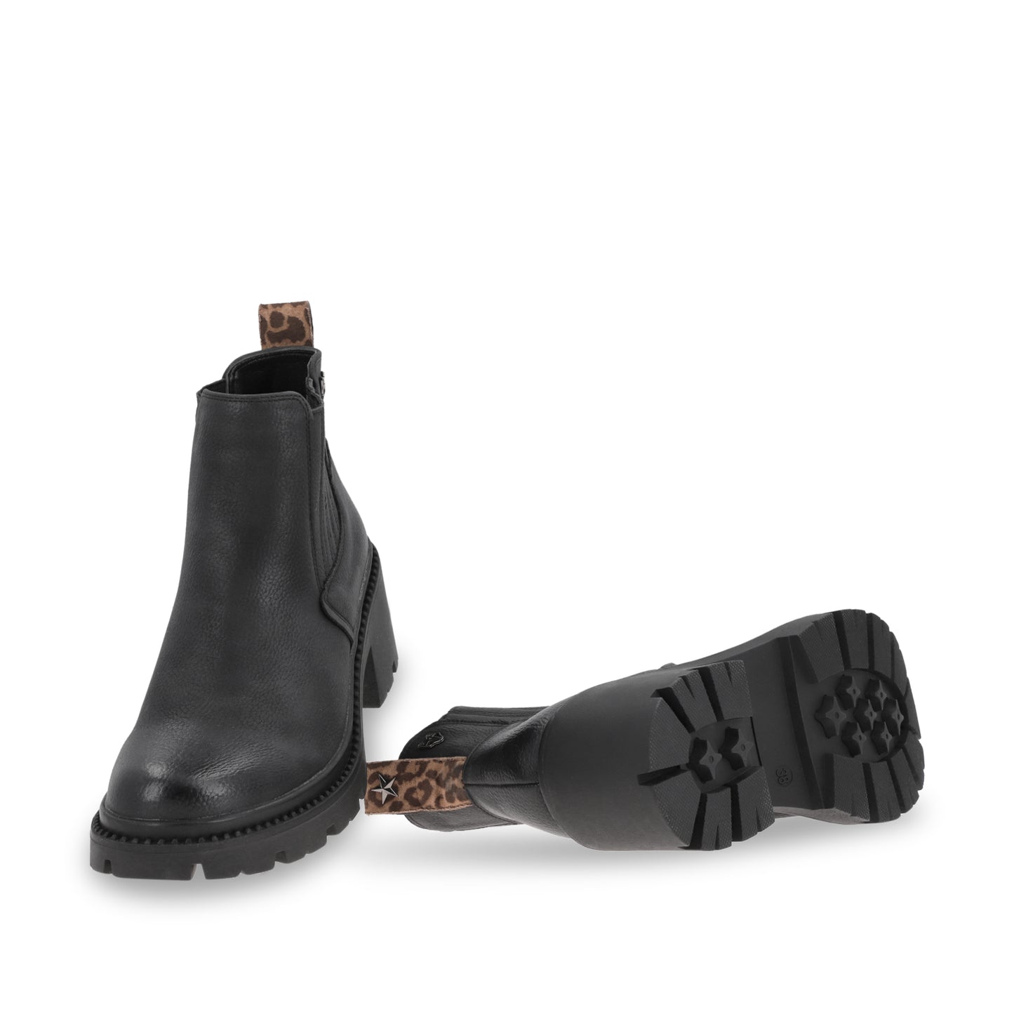Botín Negro Mujer 45742