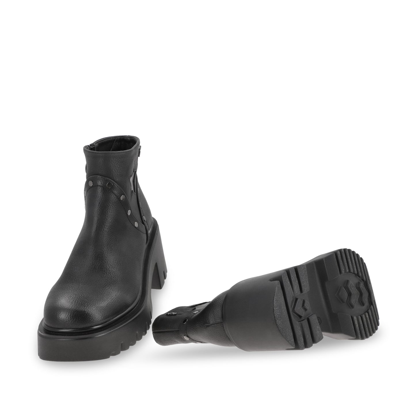Botín Negro Mujer 45752